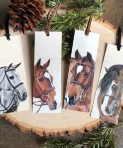 Four Pack of Horse Bookmarks by Carolyn Nikolai.