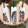 Horse Lover's Trio Three Pack of pony bookmarks by Carolyn Nikolai Illustrations.
