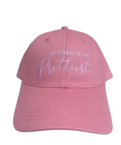 Pink My Horse is the Prettiest horse hat, equestrian accessories by Dancing Equestrian.