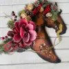 DIY Horse Wreath Kit for Christmas by All Designs Equine.