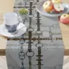 Gray Snaffle Bit Table Runner by All Designs Equine