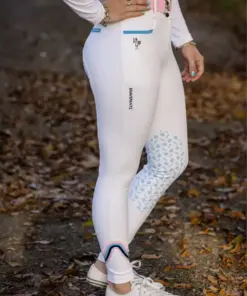 Color The Rainbow White Breeches by The Brave Pants Company