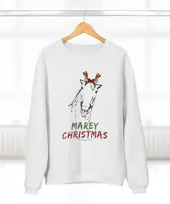 Marey Christmas Horse Sweater for Equestrians